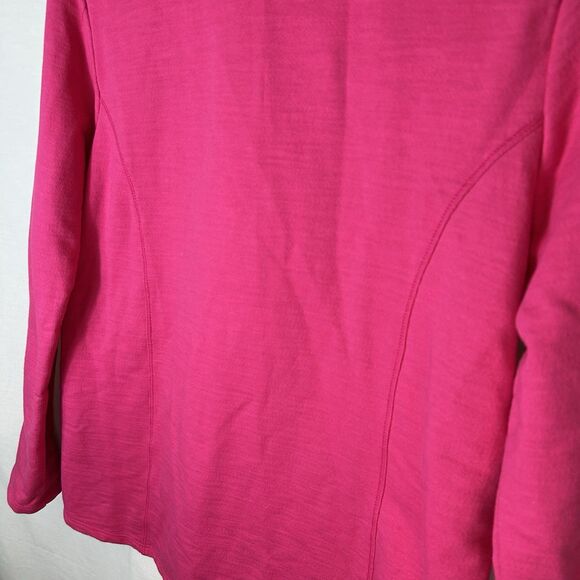 Neon Buddha Bright Pink French Terry Long Sleeve Harbor Jacket Size L - Picture 10 of 15